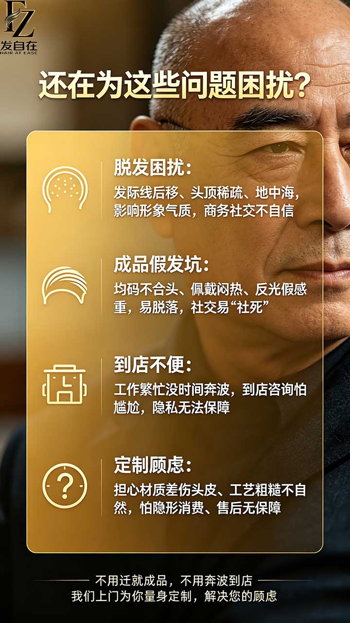 假发定制顾虑说明